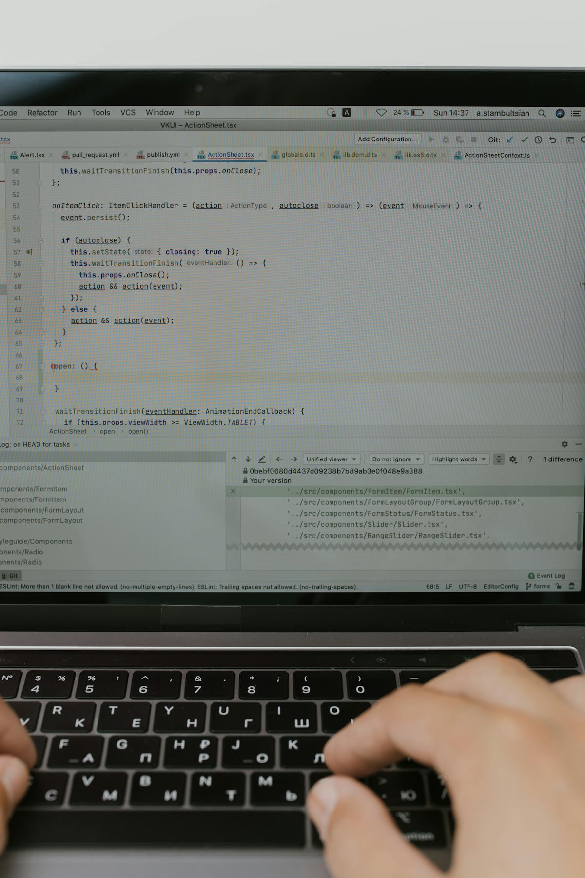 Developer at terminal with AI coding assistant, ECC Everything Claude Code